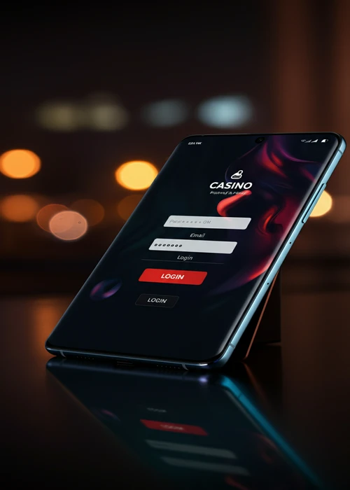 Interface de connexion sécurisée de Mafia Casino, affichant les champs pour identifiant, mot de passe et bouton 'Se connecter' pour accéder au compte.