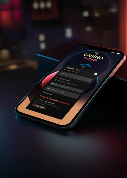 Capture d'écran du formulaire d'inscription sécurisé du Mafia Casino, mettant en évidence les informations requises pour un nouveau joueur.